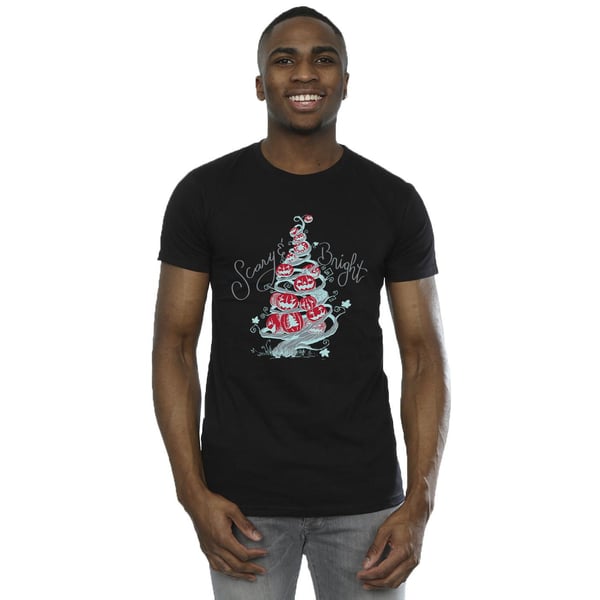 Disney Mens The Nightmare Before Christmas Scary & Bright T-Shirt