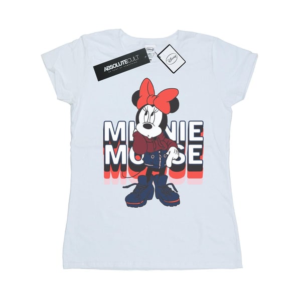 Disney Womens/Ladies Minnie Mouse In Hoodie Cotton T-Shirt