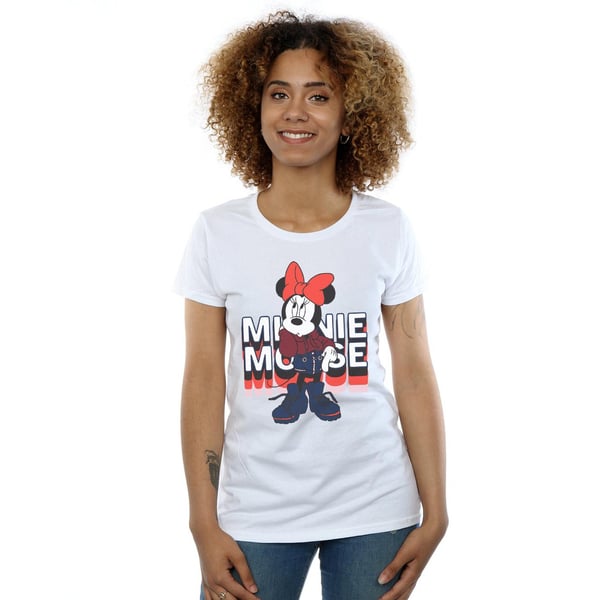 Disney Womens/Ladies Minnie Mouse In Hoodie Cotton T-Shirt