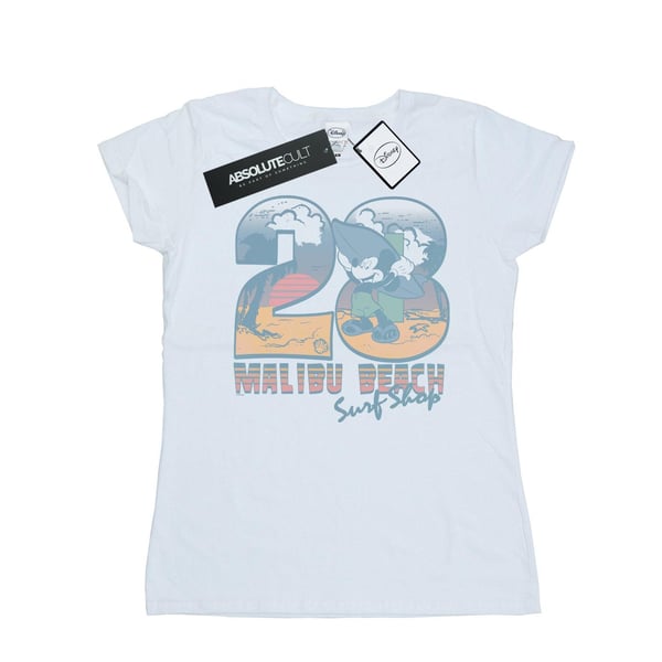 Disney Womens/Ladies Mickey Mouse Surf Shop Cotton T-Shirt