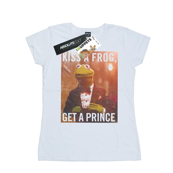 Disney Womens/Ladies The Muppets Kiss A Frog Get A Prince Cotton T-Shirt