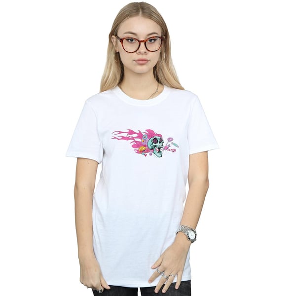 Disney Womens/Ladies Wreck It Ralph Candy Skull Cotton Boyfriend T-Shirt