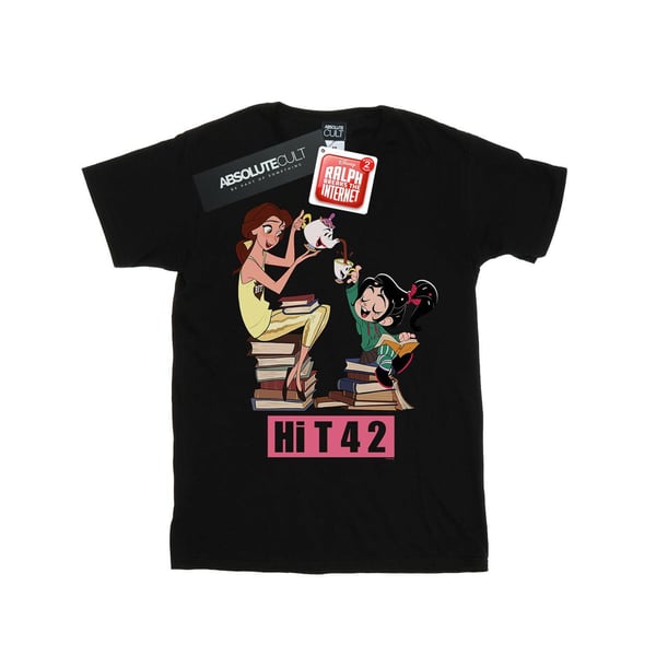 Disney Womens/Ladies Wreck It Ralph Belle And Vanellope Cotton Boyfriend T-Shirt