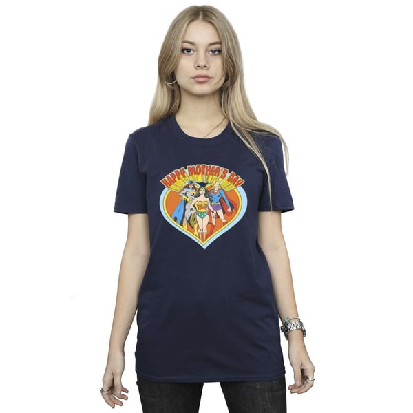 DC Comics Womens/Ladies Wonder Woman Mother´s Day Cotton Boyfriend T-Shirt