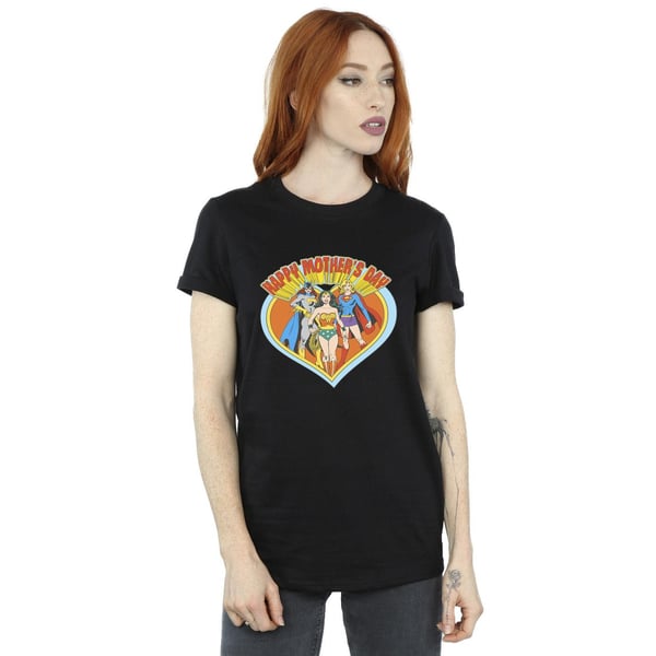DC Comics Womens/Ladies Wonder Woman Mother´s Day Cotton Boyfriend T-Shirt