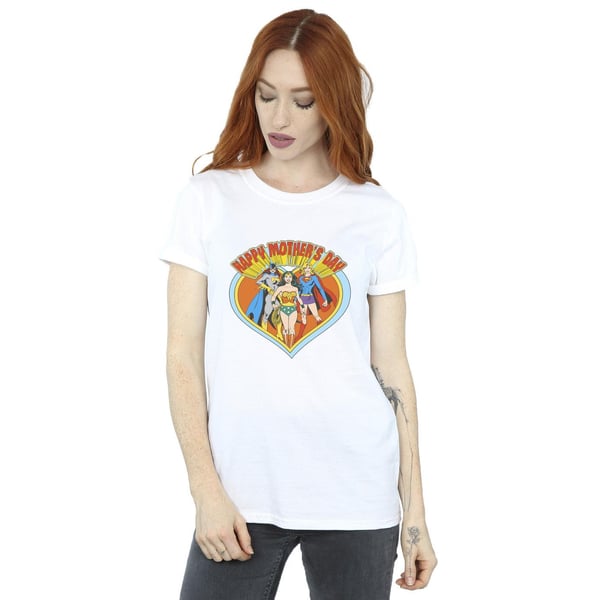DC Comics Womens/Ladies Wonder Woman Mother´s Day Cotton Boyfriend T-Shirt