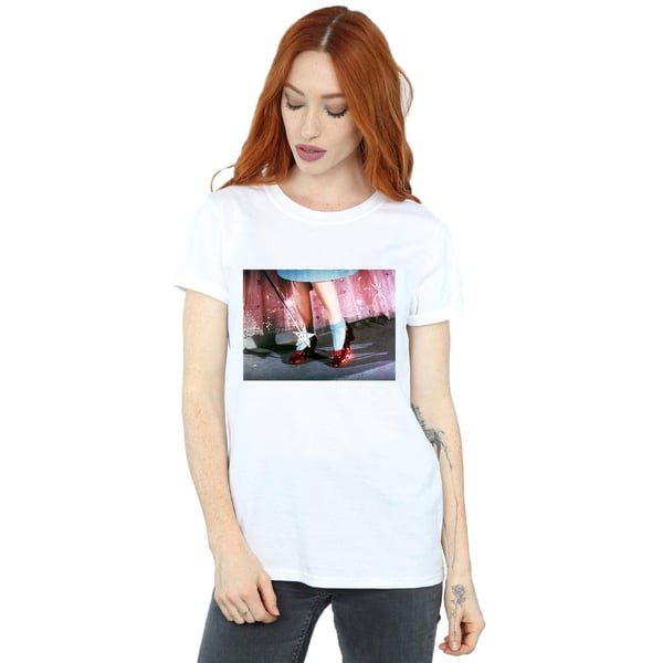 The Wizard Of Oz Womens/Ladies There´s No Place Like Home Cotton Boyfriend T-Shirt