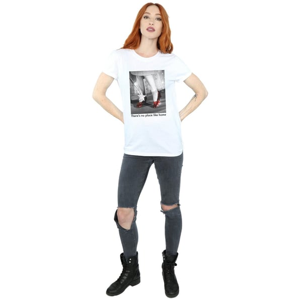 The Wizard Of Oz Womens/Ladies Ruby Slippers Photo Cotton Boyfriend T-Shirt