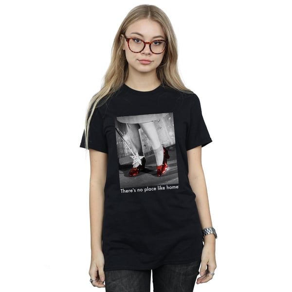 The Wizard Of Oz Womens/Ladies Ruby Slippers Photo Cotton Boyfriend T-Shirt