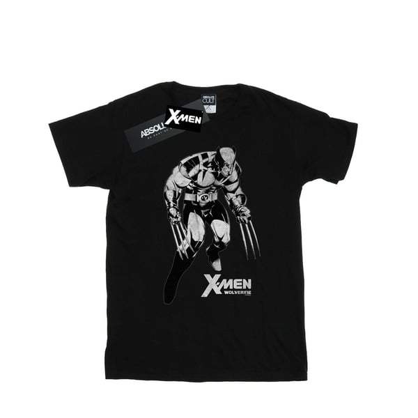 Marvel Womens/Ladies X-Men Wolverine Tonal Cotton Boyfriend T-Shirt