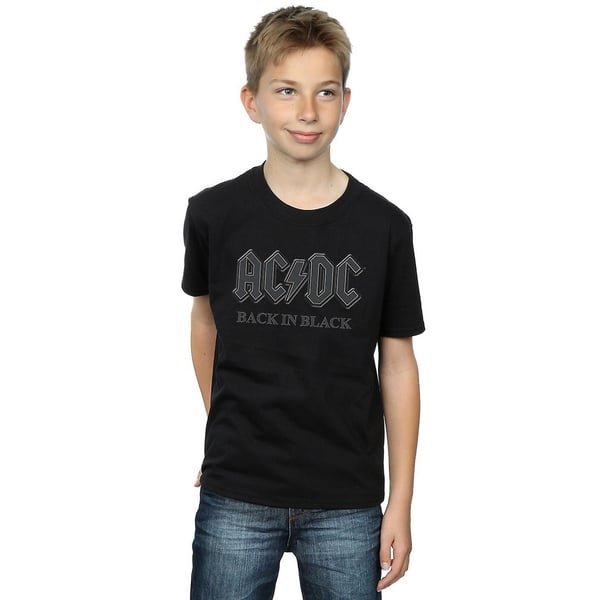 AC/DC Boys Back In Black Cotton T-Shirt