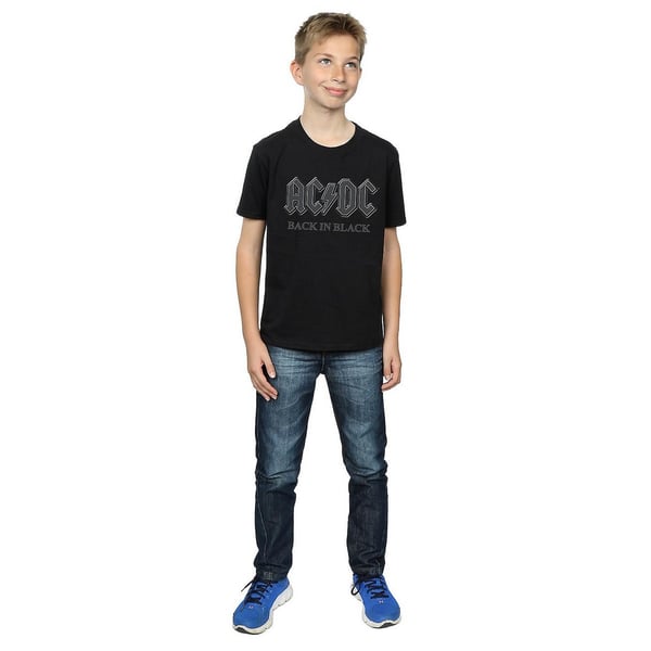 AC/DC Boys Back In Black Cotton T-Shirt