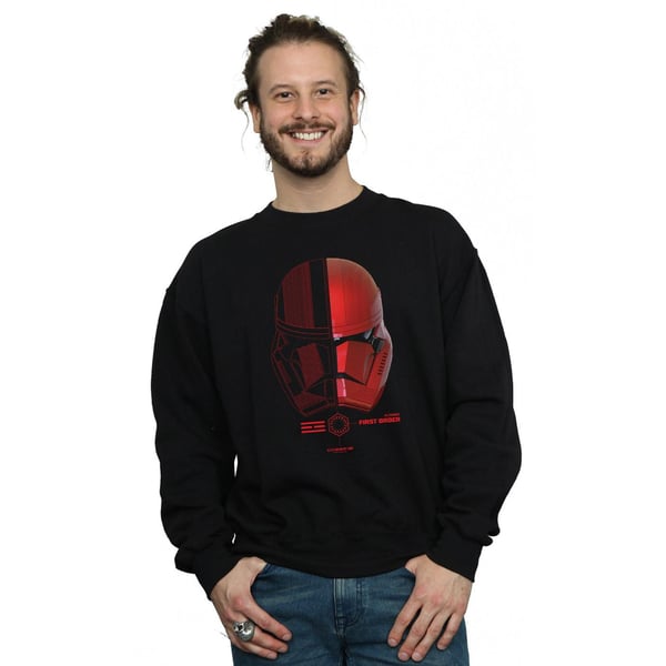 Star Wars: The Rise of Skywalker Mens Star Wars The Rise Of Skywalker Sith Trooper Helmet Sweatshirt