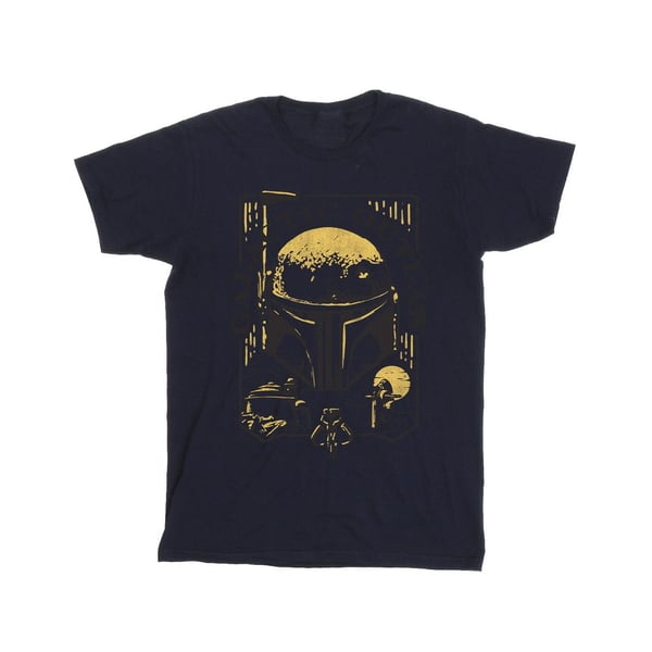 Star Wars: The Book Of Boba Fett Mens Galactic Outlaw Distress T-Shirt