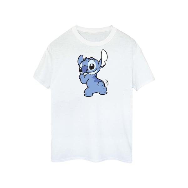 Disney Womens/Ladies Lilo And Stitch Stitch Backside Breast Print Cotton Boyfriend T-Shirt