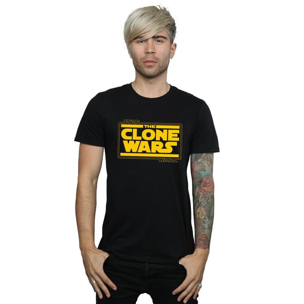 Star Wars Mens Clone Wars Logo T-Shirt
