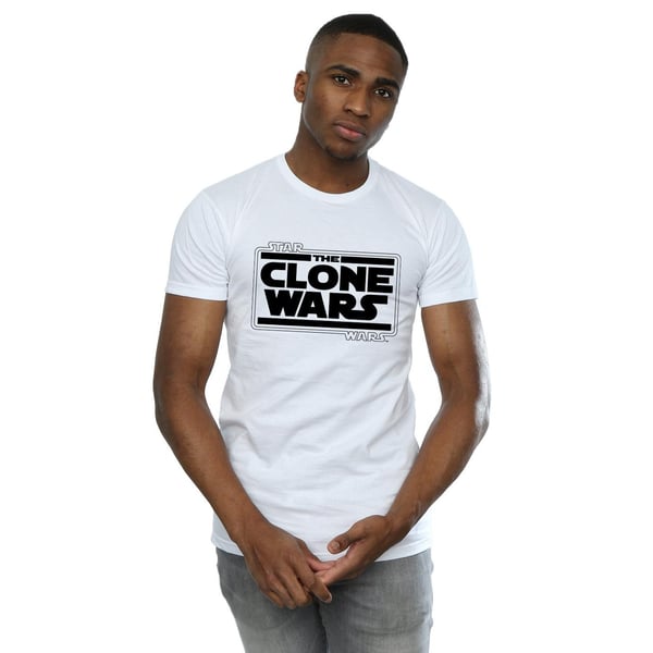 Star Wars Mens Clone Wars Logo T-Shirt