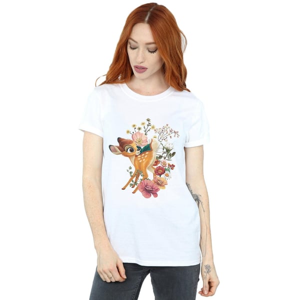 Disney Womens/Ladies Bambi Meadow Cotton Boyfriend T-Shirt