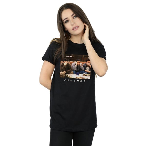 Friends Womens/Ladies Three Wise Guys Cotton Boyfriend T-Shirt