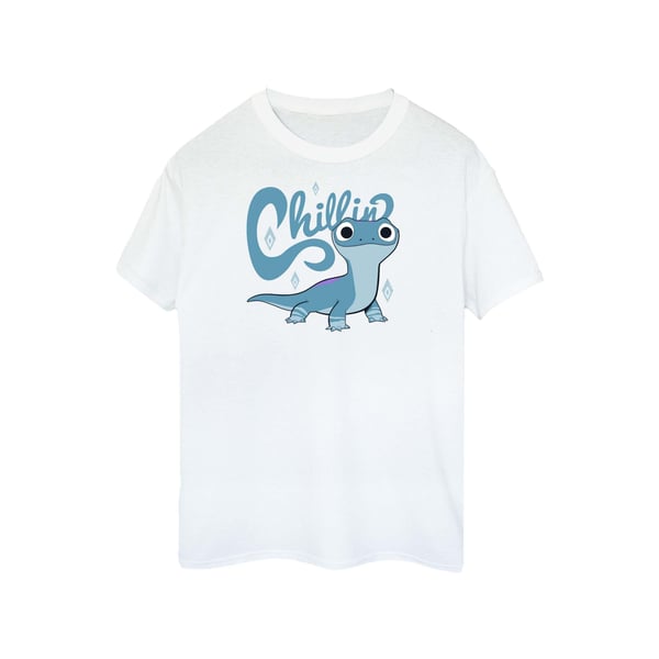 Disney Womens/Ladies Frozen 2 Salamander Bruni Tough Cotton Boyfriend T-Shirt