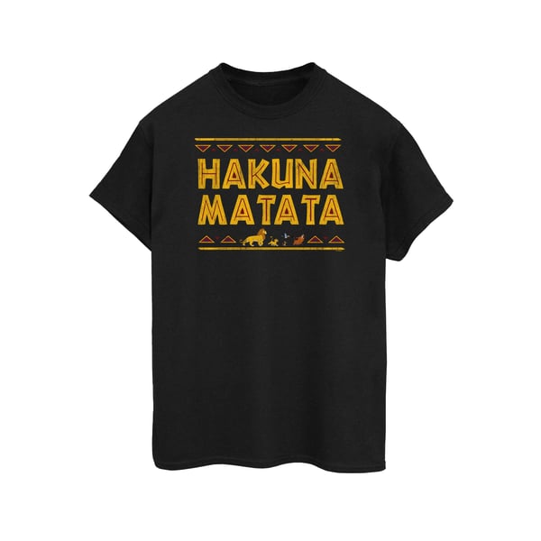 Disney Womens/Ladies The Lion King Hakuna Matata Cotton Boyfriend T-Shirt