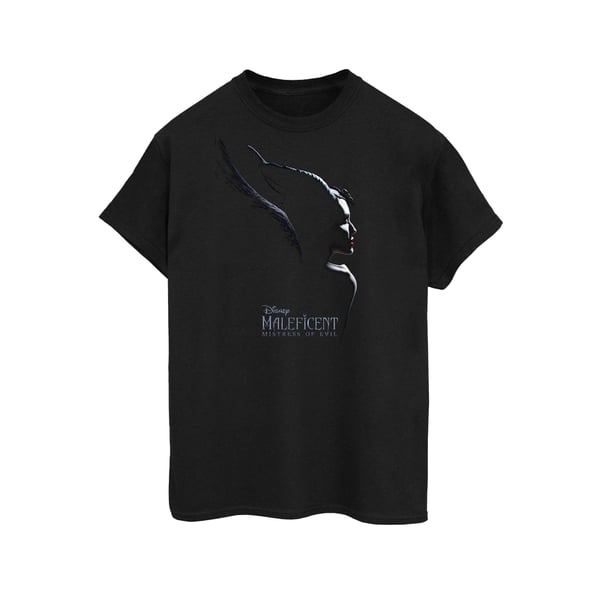 Disney Womens/Ladies Maleficent Mistress Of Evil Poster Cotton Boyfriend T-Shirt