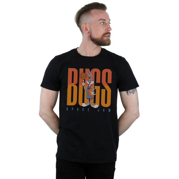 Space Jam: A New Legacy Mens Bugs Bunny Basketball Spin T-Shirt