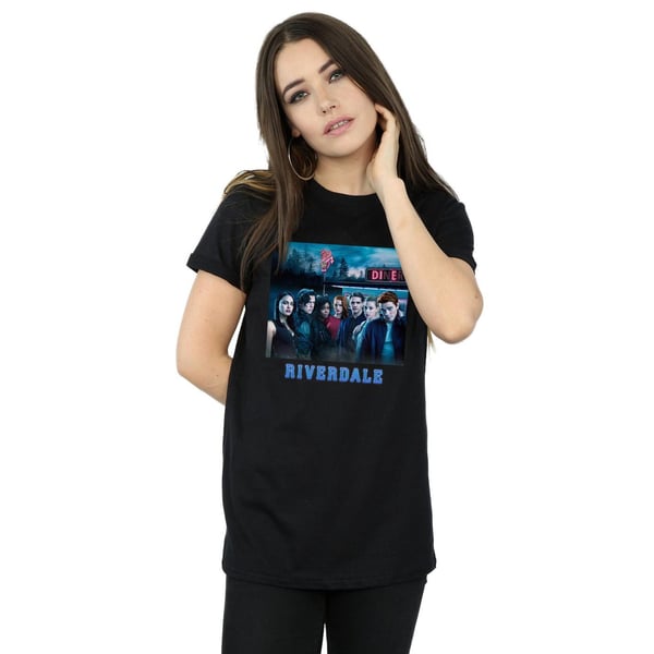 Riverdale Womens/Ladies Diner Poster Cotton Boyfriend T-Shirt