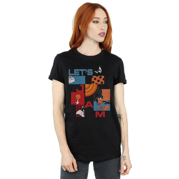 Space Jam: A New Legacy Womens/Ladies Jam Boxes Alt Cotton Boyfriend T-Shirt