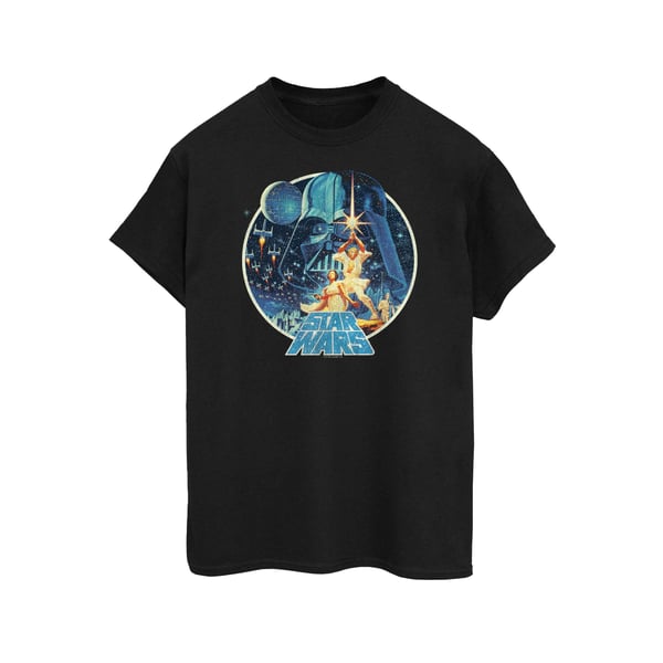 Star Wars Dam/Dam Vintage Victory T-shirt i bomull med boyfriend-passform