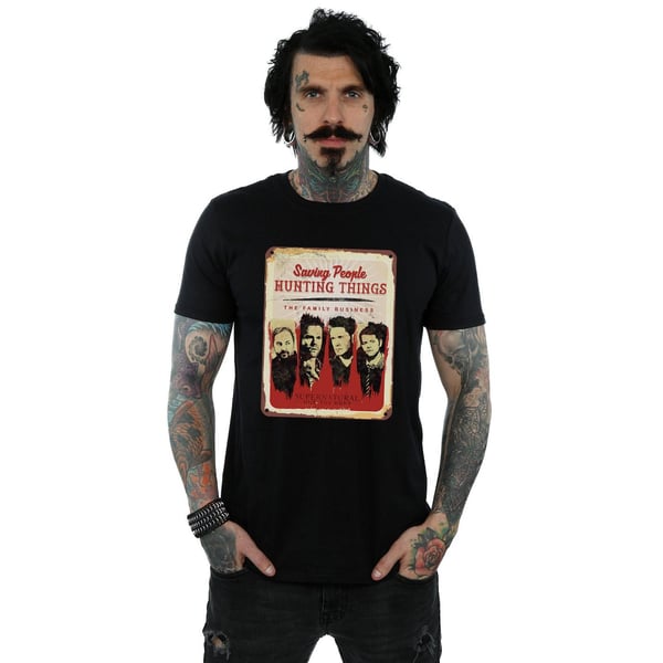 Supernatural Miesten Perheyritys-kyltti T-paita