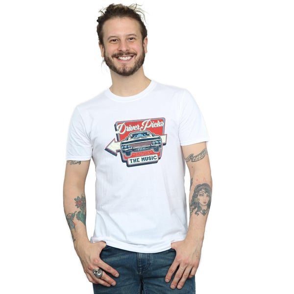 Supernatural Mens Driver Picks The Music T-Shirt