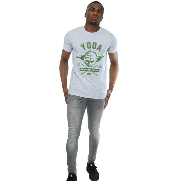 Star Wars Miesten Yoda Collegiate T-paita