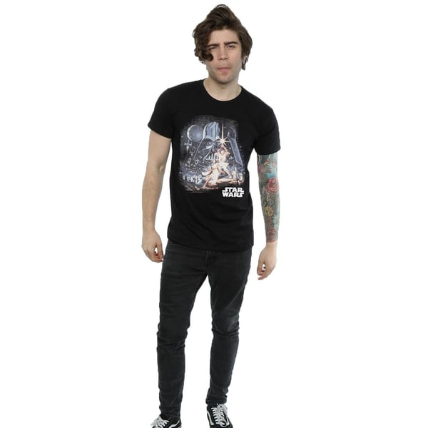 Star Wars Miesten Retro Montaasi T-paita