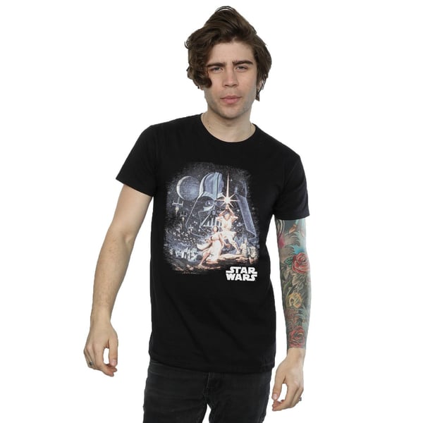 Star Wars Miesten Retro Montaasi T-paita