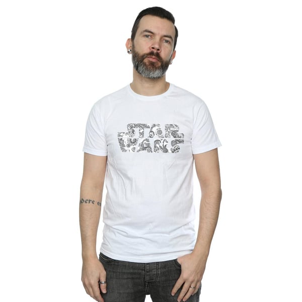 Star Wars Mens Ornamental Logo T-Shirt