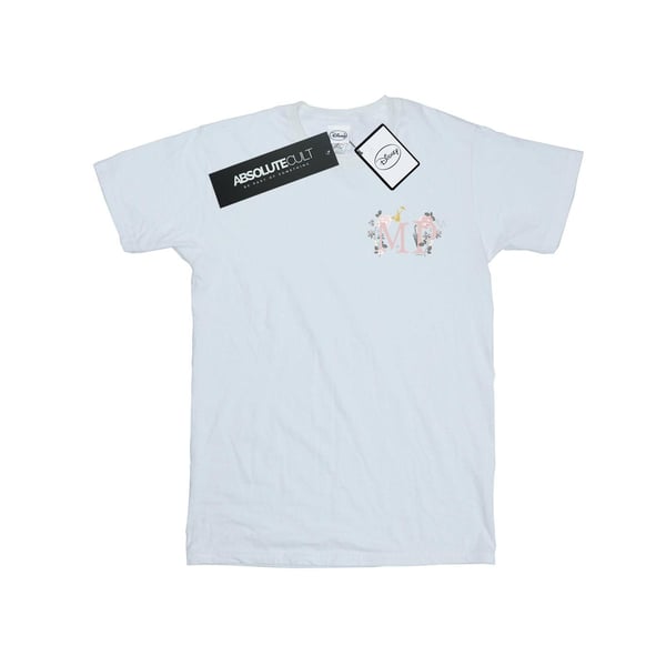 Disney Womens/Ladies Mary Poppins Letter Breast Print Cotton Boyfriend T-Shirt