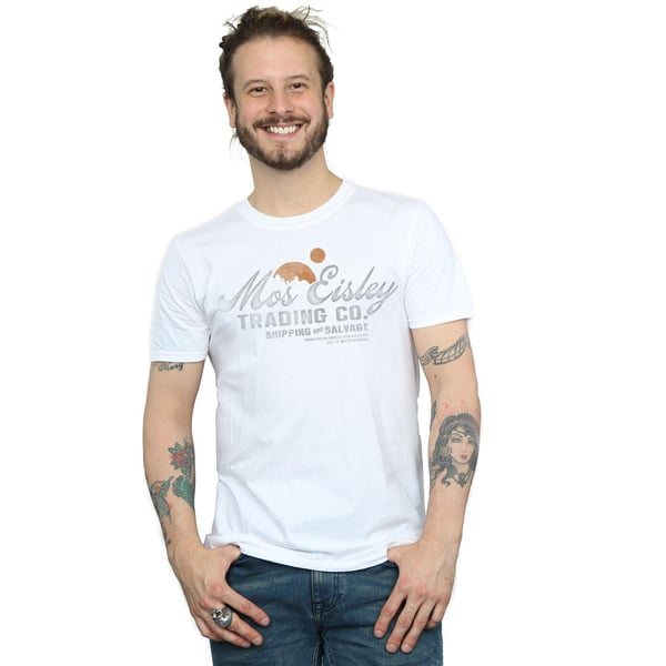 Star Wars miesten Mos Eisley Trading Co Boyfriend Fit T-paita