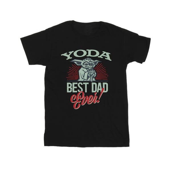 Star Wars Mens Mandalorian Yoda Dad T-Shirt