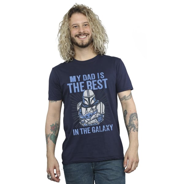 Star Wars Mandalorian Bästa Pappa T-Shirt för Herr