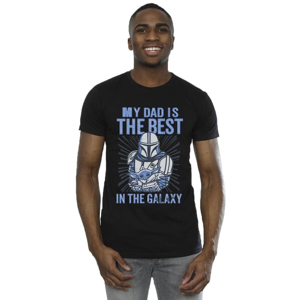 Star Wars Mandalorian Bästa Pappa T-Shirt för Herr
