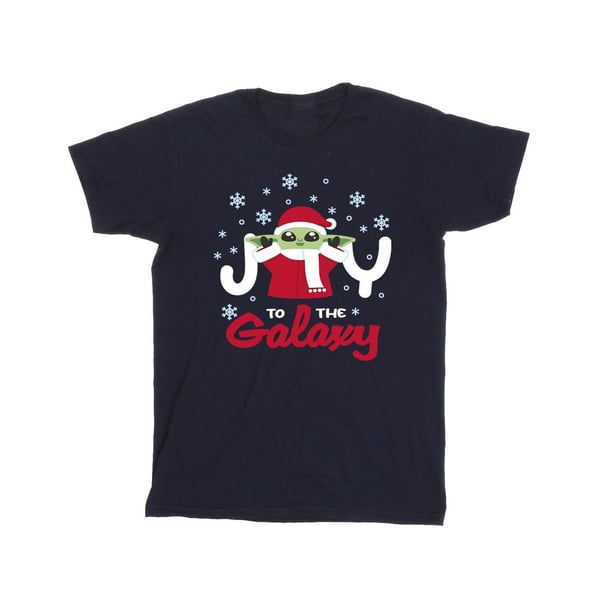 Star Wars Mens The Mandalorian Joy To The Galaxy T-Shirt