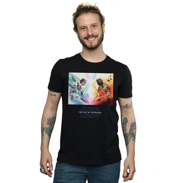 Star Wars: The Rise of Skywalker Mens Star Wars The Rise Of Skywalker Battle Poster T-Shirt