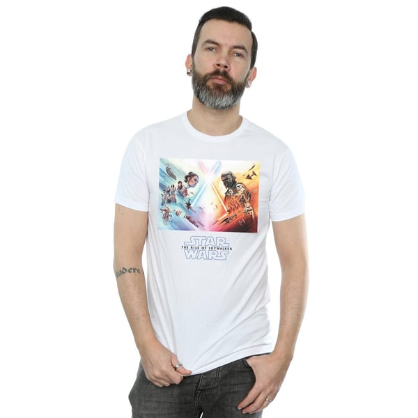 Star Wars: The Rise of Skywalker Mens Star Wars The Rise Of Skywalker Battle Poster T-Shirt