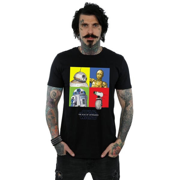 Star Wars: The Rise of Skywalker Mens Star Wars The Rise Of Skywalker Droid Squares T-Shirt