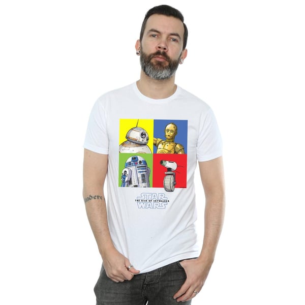 Star Wars: The Rise of Skywalker Mens Star Wars The Rise Of Skywalker Droid Squares T-Shirt