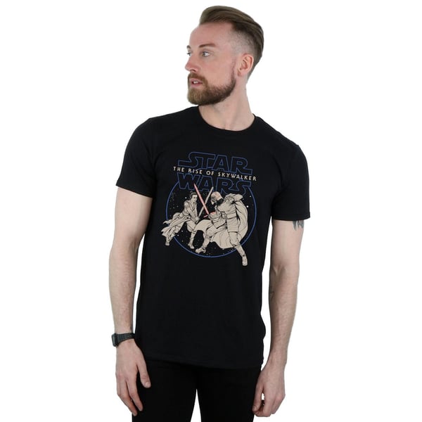 Star Wars: The Rise of Skywalker Mens Star Wars The Rise Of Skywalker Rey And Kylo Combat T-Shirt