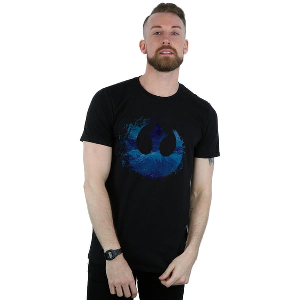 Star Wars: The Rise of Skywalker Mens Star Wars The Rise Of Skywalker Resistance Symbol Wave T-Shirt