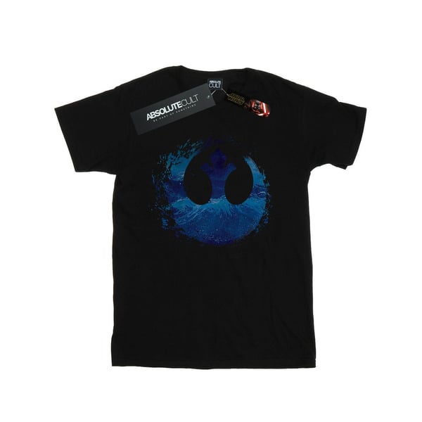 Star Wars: The Rise of Skywalker Mens Star Wars The Rise Of Skywalker Resistance Symbol Wave T-Shirt