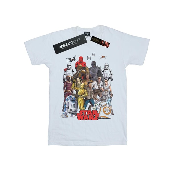 Star Wars Mens The Rise Of Skywalker Character Collage T-Shirt